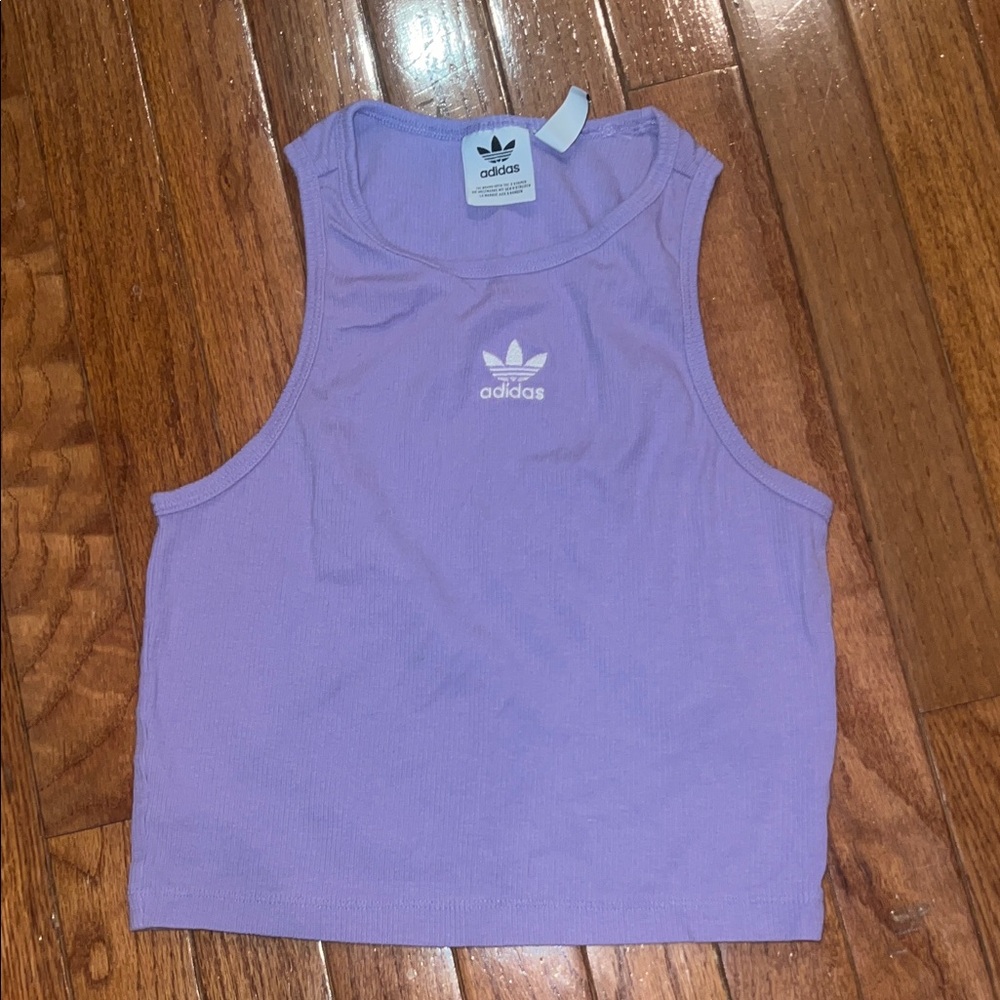Adidas Lavender Sleeveless Top